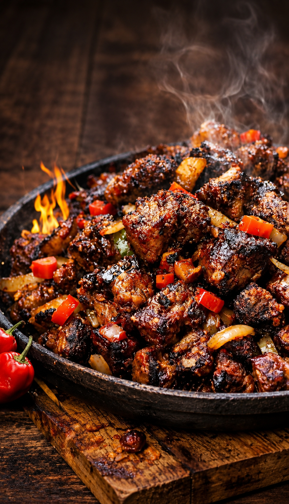 Goat Meat Asun